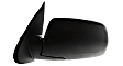 Driver and Passenger Side Mirror, Power Adjust, Non-Heated, Manual Folding, Textured Black, No Signal Light, No Memory, No Puddle Light, No Auto-Dim, No Blind Spot Feature