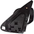 Driver and Passenger Side Mirror, Power Adjust, Non-Heated, Manual Folding, Textured Black, No Signal Light, No Memory, No Puddle Light, No Auto-Dim, No Blind Spot Feature