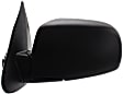Driver and Passenger Side Mirror, Power Adjust, Heated, Manual Folding, Textured Black, No Signal Light, No Memory, No Puddle Light, No Auto-Dim, No Blind Spot Feature