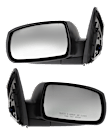 Driver and Passenger Side Mirrors, Power Adjust, Manual Folding, Heated, Textured Black, No Signal Light, No Memory, No Puddle Light, No Auto-Dimming, No Blind Spot Feature