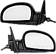 Driver and Passenger Side Mirror, Manual Adjust, Non-Heated, Manual Folding, Paintable, No Signal Light, No Memory, No Puddle Light, No Auto-Dim, No Blind Spot Feature