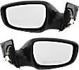 Driver and Passenger Side Mirror, Power Adjust, Heated, Manual Folding, Paintable, No Signal Light, No Memory, No Puddle Light, No Auto-Dimming, No Blind Spot Feature