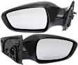 Driver and Passenger Side Mirrors, Power, Manual Folding, Heated, Paintable, In-housing Signal Light, No Memory, No Puddle Light, No Auto-Dimming, No Blind Spot Feature
