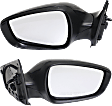 Driver and Passenger Side Mirror, Power Adjust, Heated, Manual Folding, Paintable, No Signal Light, No Memory, No Puddle Light, No Auto-Dim, No Blind Spot Feature