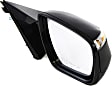 Driver and Passenger Side Mirrors, Power Adjust, Manual Folding, Heated, Paintable, In-housing Signal Light, No Memory, No Puddle Light, No Auto-Dimming, No Blind Spot Feature
