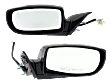 Driver and Passenger Side Mirror, Power Adjust, Non-Heated, Manual Folding, Paintable, In-housing Signal Light, No Memory, No Puddle Light, No Auto-Dim, No Blind Spot Feature