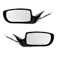2010-2016 Hyundai Genesis Coupe - Driver and Passenger Side Mirror, Power Adjust, Heated, Manual Folding, Paintable, In-housing Signal Light, Without Memory Recall, No Puddle Light, No Auto-Dimming, No Blind Spot Feature