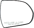 Driver and Passenger Side Mirror Glasses, Non-Heated, No Blind Spot Feature, with Backing Plate, USA/Korea Built Vehicle
