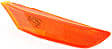 Sedan Front, Driver and Passenger Side Side Marker With bulb(s)