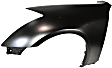 Front, Driver and Passenger Side Fenders, With mudguard provision, Coupe