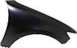 Front, Driver and Passenger Side Fenders, Without turn signal light hole