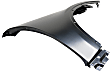 Front, Driver and Passenger Side Fenders, Without turn signal light hole