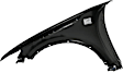 Front, Driver and Passenger Side Fenders, Without turn signal light hole