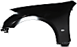 Front, Driver and Passenger Side Fenders, With turn signal light hole, CAPA CERTIFIED