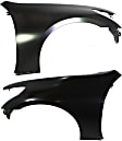 Front, Driver and Passenger Side Fenders, Sedan, For Models without Sport Package, CAPA Certified