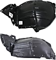 Front, Driver and Passenger Side, Front Section, Fender Liner, 4-Door, Sedan