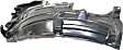 Front, Driver and Passenger Side, Rear Section, Fender Liner, 2-Door, Coupe