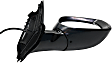 2014 Infiniti Q50 - Driver and Passenger Side Mirror, For Models Without Around View Monitor, Power Adjust, Heated, Paintable, Manual Folding, In-housing Signal Light, No Blind Spot Feature, No Memory, No Puddle Light, No Auto-Dimming