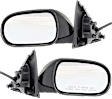Driver and Passenger Side Mirrors, Power Adjust, Heated, Manual Folding, Paintable, No Signal Light, Memory, Puddle Light, Auto-Dimming and Blind Spot Feature, Sedan