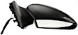 Driver and Passenger Side Mirrors, Power, Non-Heated, Manual Folding, Paintable, No Signal Light, Memory, Puddle Light, Auto-Dimming and Blind Spot Feature, Coupe