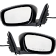 Driver and Passenger Side Mirrors, Power, Non-Heated, Manual Folding, Paintable, No Signal Light, Memory, Puddle Light, Auto-Dimming and Blind Spot Feature, Coupe