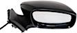Driver and Passenger Side Mirrors, Power, Non-Heated, Manual Folding, Paintable, No Signal Light, Memory, Puddle Light, Auto-Dimming and Blind Spot Feature, Coupe