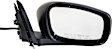 Driver and Passenger Side Mirrors, Power, Non-Heated, Manual Folding, Paintable, No Signal Light, Memory, Puddle Light, Auto-Dimming and Blind Spot Feature, Coupe