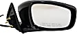 Driver and Passenger Side Mirrors, Power, Non-Heated, Manual Folding, Paintable, No Signal Light, Memory, Puddle Light, Auto-Dimming and Blind Spot Feature, Sedan