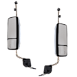 Driver and Passenger Side Mirror, Manual Adjust, Heated, Manual Folding, Chrome, In-glass Signal Light, No Memory, No Puddle Light, No Auto-Dim, No Blind Spot Feature