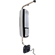 Driver and Passenger Side Mirror, Manual Adjust, Heated, Manual Folding, Chrome, In-glass Signal Light, No Memory, No Puddle Light, No Auto-Dim, No Blind Spot Feature