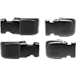 Front and Rear, Driver and Passenger Side Bumper End, Primed Plastic