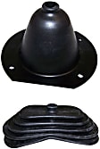 SET-J0948185 Shift Boot - Black, Rubber, Direct Fit, Set of 2