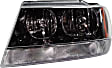 1999-2004 Jeep Grand Cherokee - Driver and Passenger Side Halogen Headlight, With bulb(s), OE Replacement, Sport Utility