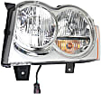 Driver and Passenger Side Halogen Headlight, With bulb(s), OE Replacement