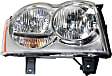 Driver and Passenger Side Halogen Headlight, With bulb(s), OE Replacement