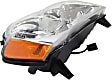 Driver and Passenger Side Halogen Headlight, With bulb(s), OE Replacement
