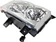 Driver and Passenger Side Halogen Headlight, With bulb(s), OE Replacement