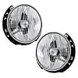 Driver and Passenger Side Halogen Headlight, With bulb(s), OE Replacement, CAPA Certified