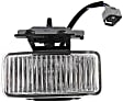 Front, Driver and Passenger Side Fog Lights, With bulb(s), Halogen, Mid-Size