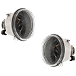 Front, Driver and Passenger Side Fog Lights, With Bulb(s), Halogen