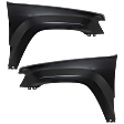 Front, Driver and Passenger Side Fenders, CAPA CERTIFIED