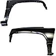 2005 Jeep Liberty - Front, Driver and Passenger Side Fender, For Models With Wheel Opening Molding Holes