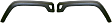 Fender Flares - Front, Driver and Passenger Side, Textured Black, With 3-3/4" Wide Fender Flare, For Models With 3-3/4" Wide Fender Flare