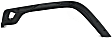 Fender Flares - Front, Driver and Passenger Side, Textured Black, With 3-3/4" Wide Fender Flare, For Models With 3-3/4" Wide Fender Flare
