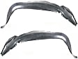 Front, Driver and Passenger Side, Fender Liner