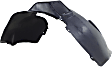 Front, Driver and Passenger Side, Fender Liner