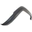 Front and Rear, Driver and Passenger Side Fender Flares, Front - Primed, Rear - Textured Black, Thermoplastic, Bolt-On