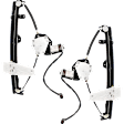 2000 Jeep Grand Cherokee - Front, Driver and Passenger Side Power Window Regulator, With Motor, Production Date To March 09 2000