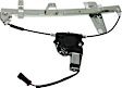 Rear, Driver and Passenger Side Power Window Regulator, With Motor