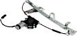 Front and Rear, Driver and Passenger Side Power Window Regulator, With Motor